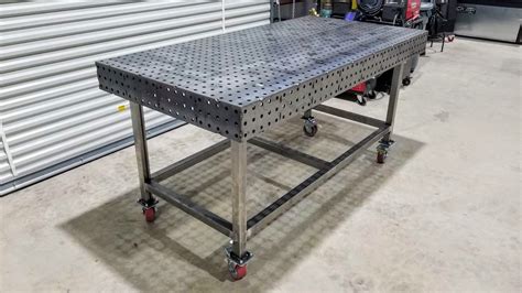 metal top for welding table